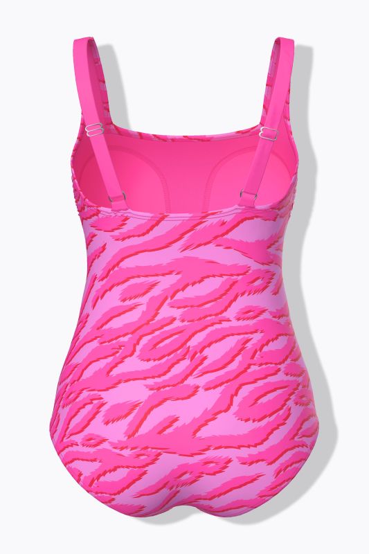 Neon Tiger Print Swimsuit