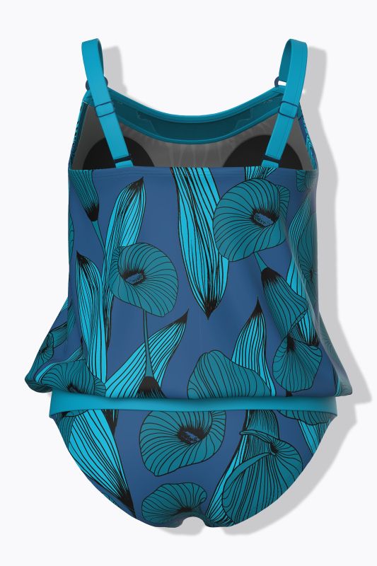 Calla Lilly Print Tankini Set