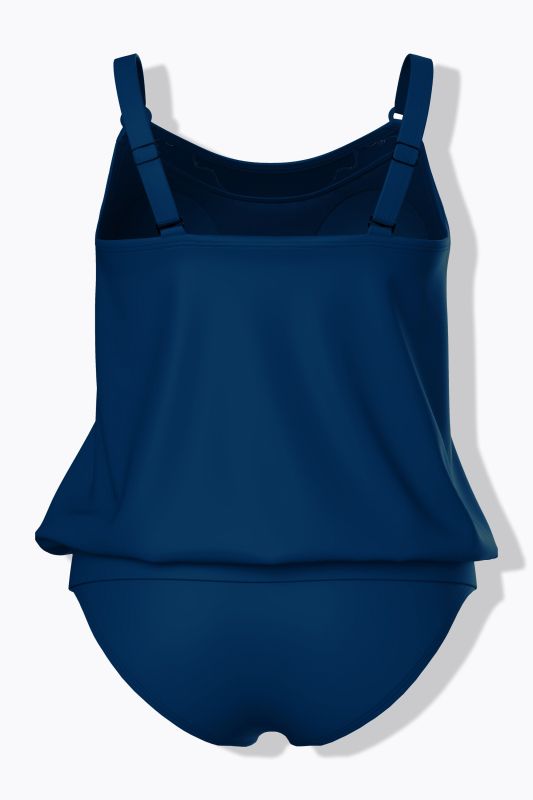 Elastic Hem Tankini Set