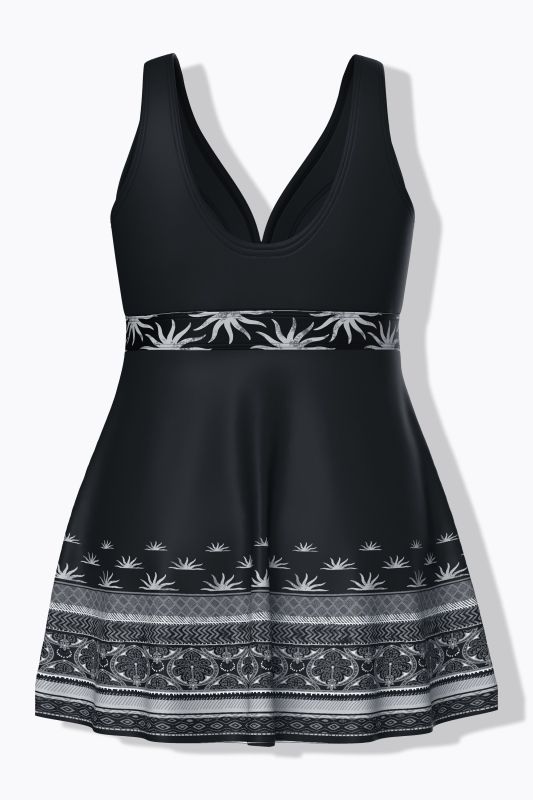 Бански тип рокля с микс от слънца