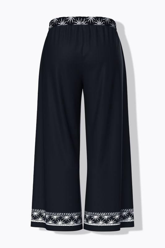 Панталон Palazzo с принт на слънце