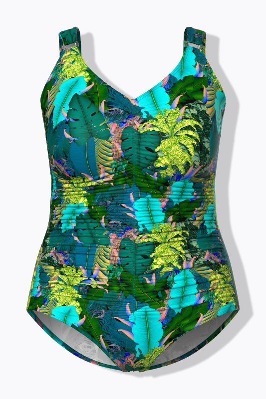 Бански с принт на джунгла