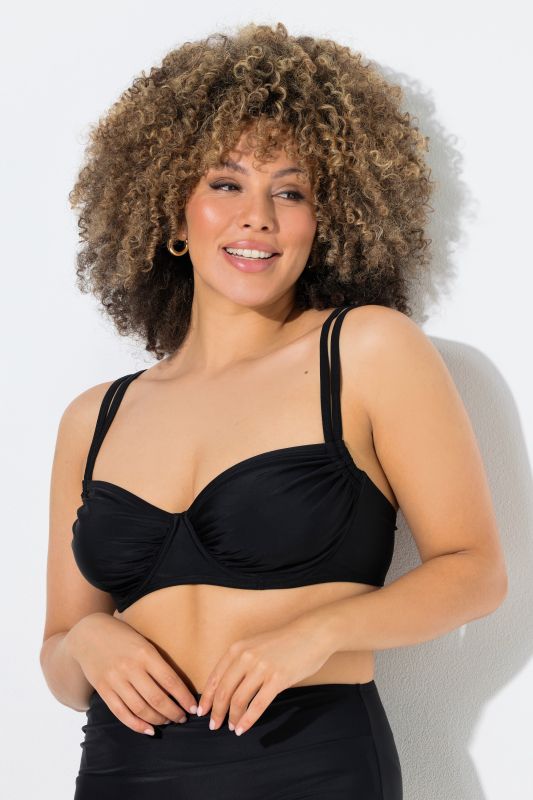 Ruched Underwire Bikini Top