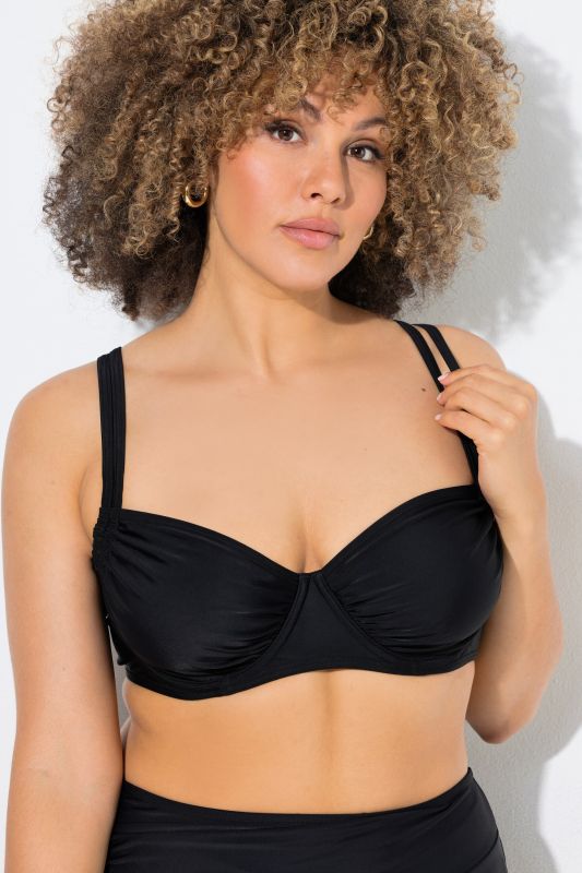 Ruched Underwire Bikini Top