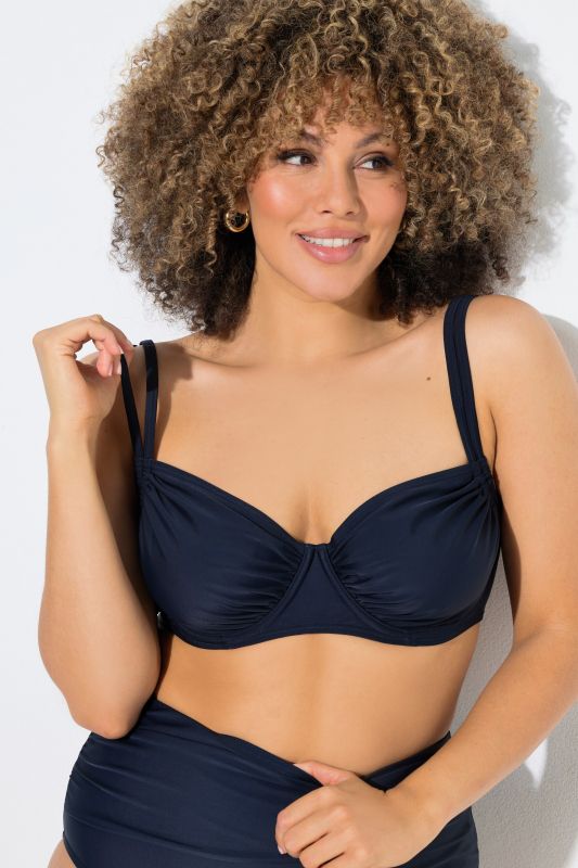 Ruched Underwire Bikini Top