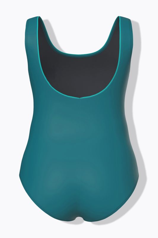 Бански с принт на талията