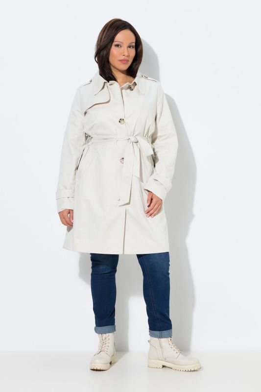 Micro Peach Trench Coat