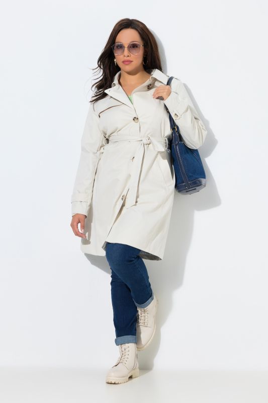 Micro Peach Trench Coat