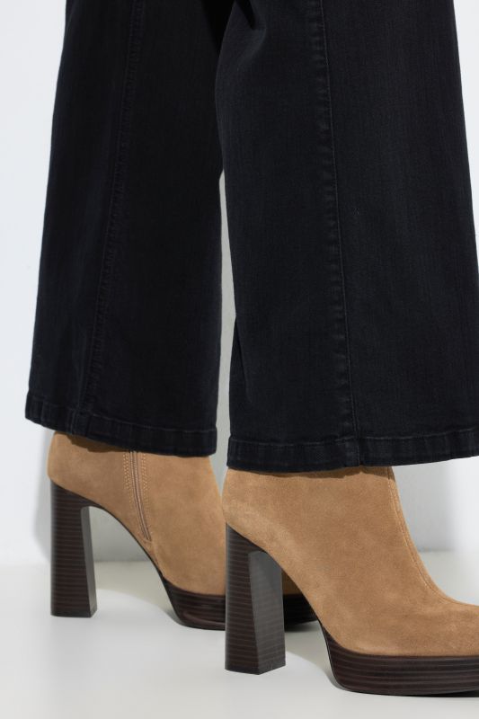 Дънки памучни с широки крачоли