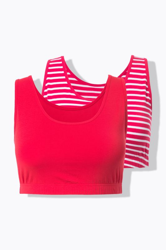 Бюстиета комплект от 2 броя с раиран принт