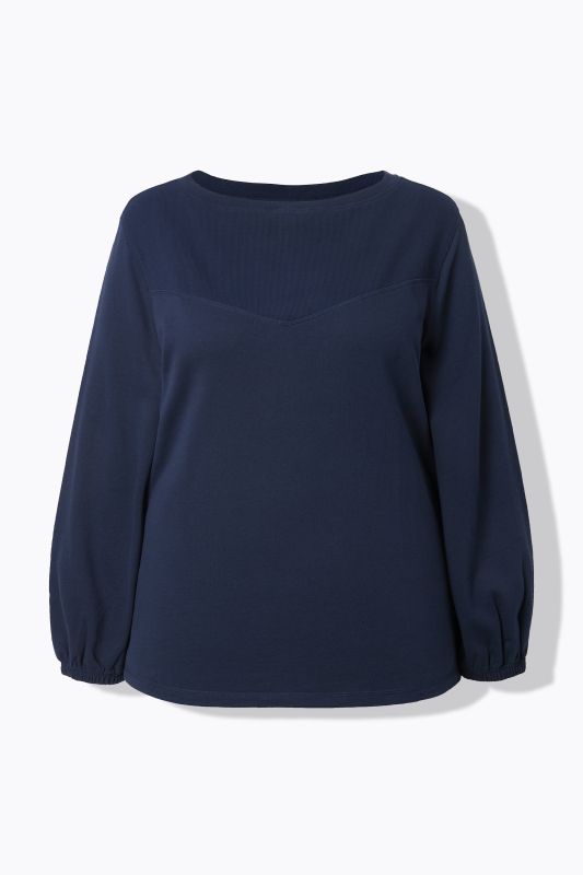 Eco Cotton Boat Neck Sweatshirt