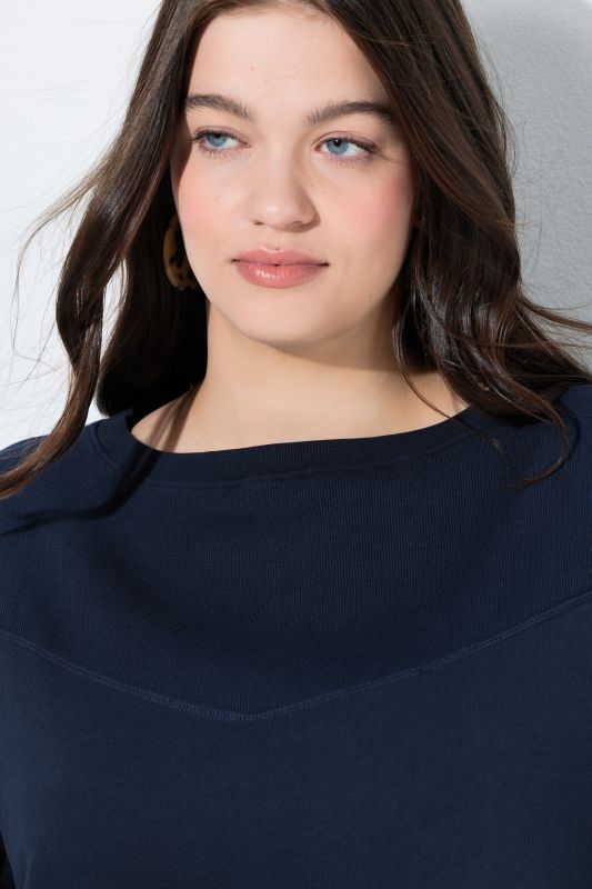 Eco Cotton Boat Neck Sweatshirt