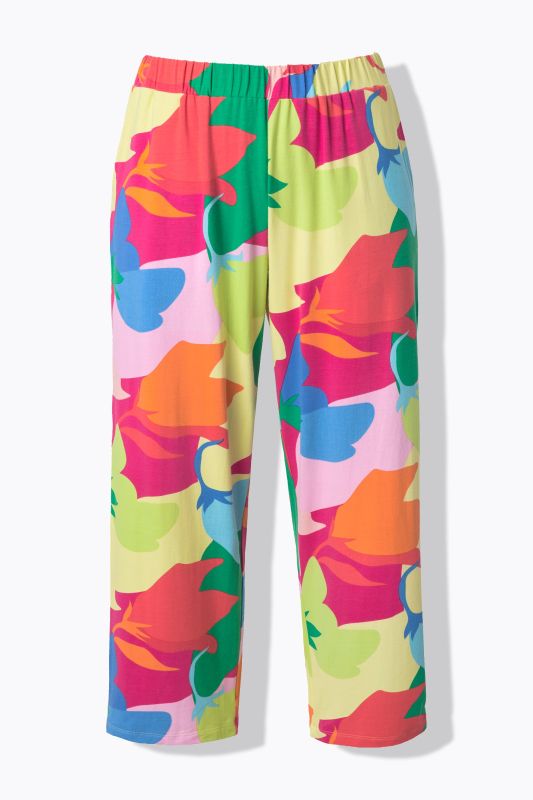 Панталон 7/8 с принт на листа