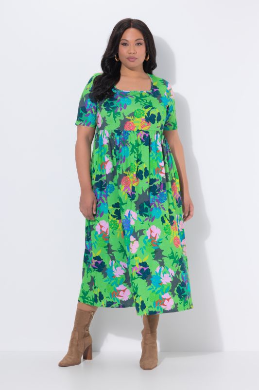 Рокля с неонов принт