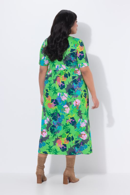 Рокля с неонов принт