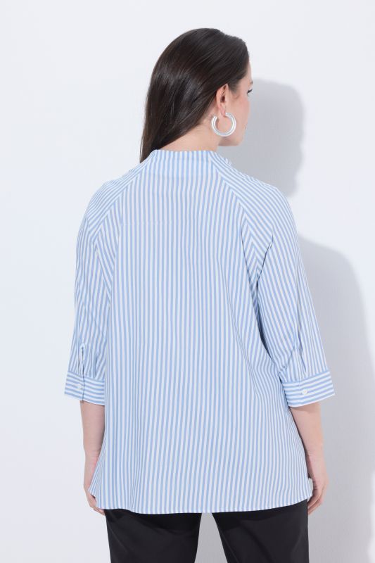 Diagonal Striped Blouse