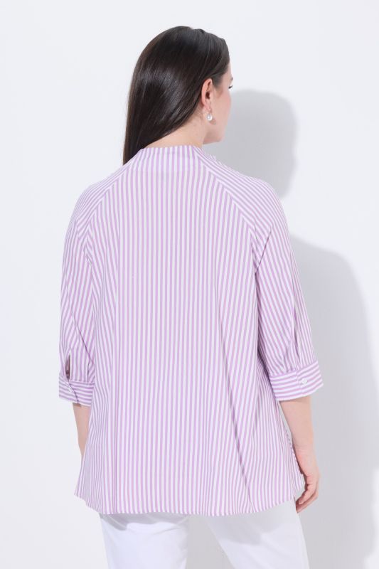 Diagonal Striped Blouse