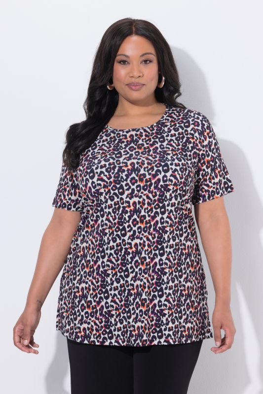 Туника с леопардов принт