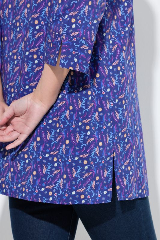 Туника с цветен мотив