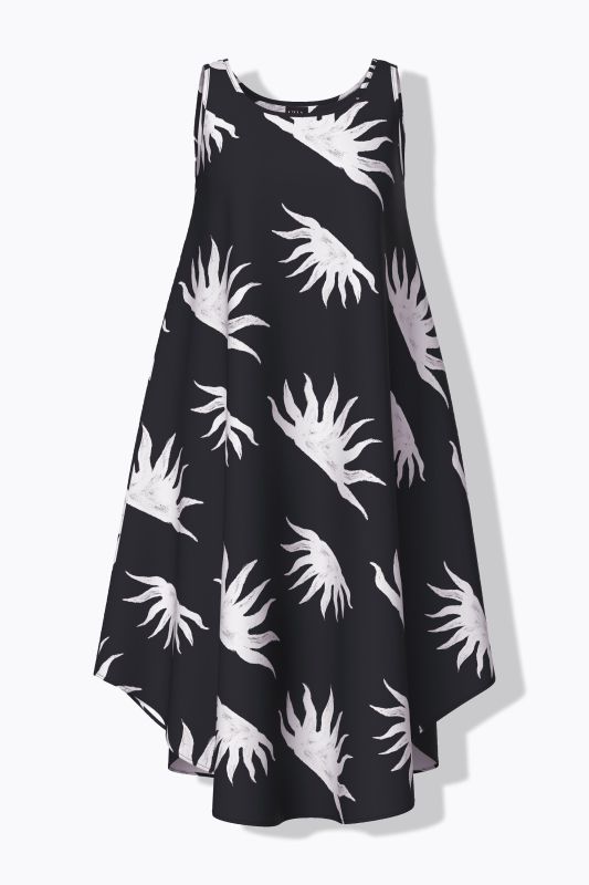 Рокля със слънчев принт