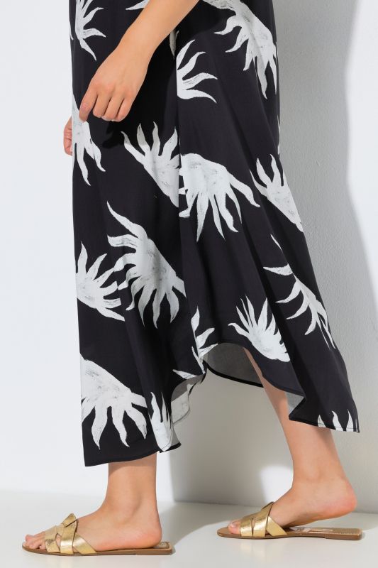 Рокля със слънчев принт