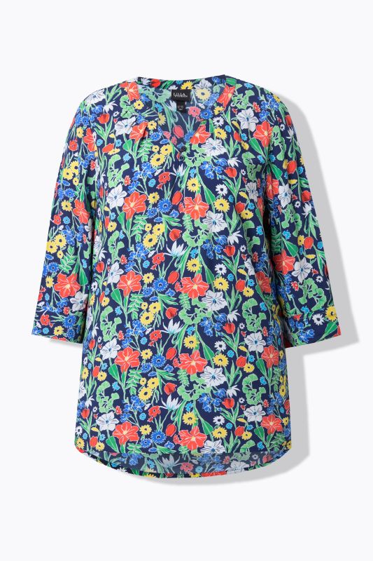 Туника с принт на котви