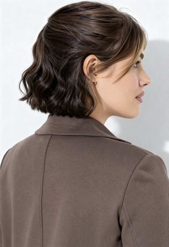 Блейзър с мека яка с ревери