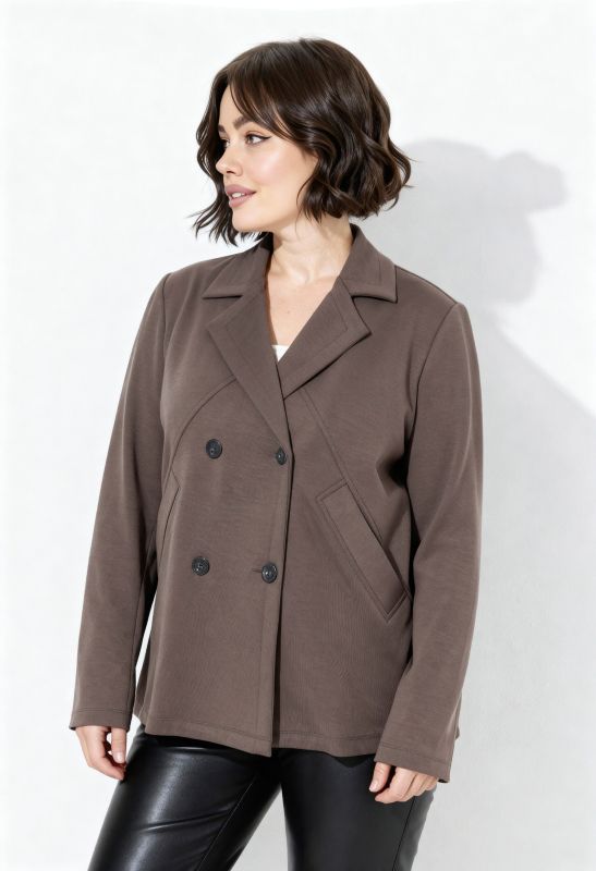 Блейзър с мека яка с ревери