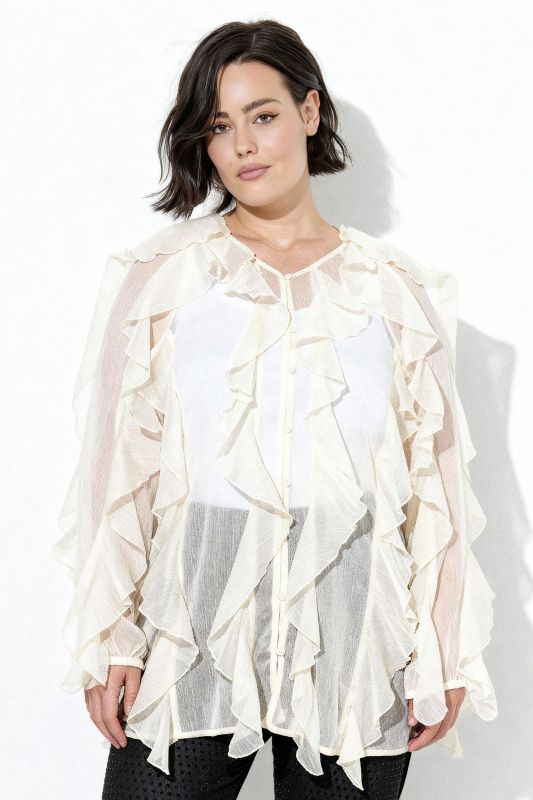 Риза с волани