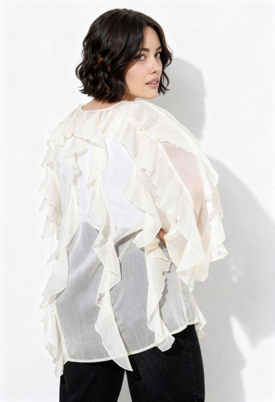 Риза с волани