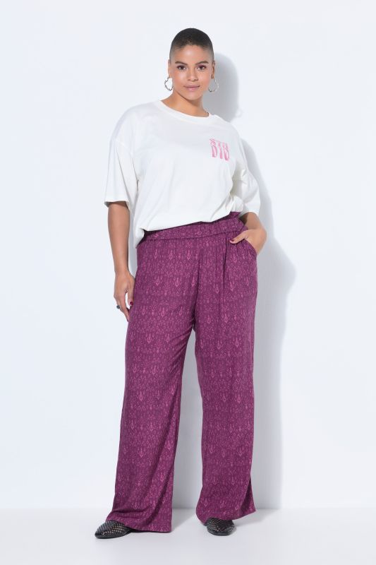 Панталон с пейзли принт