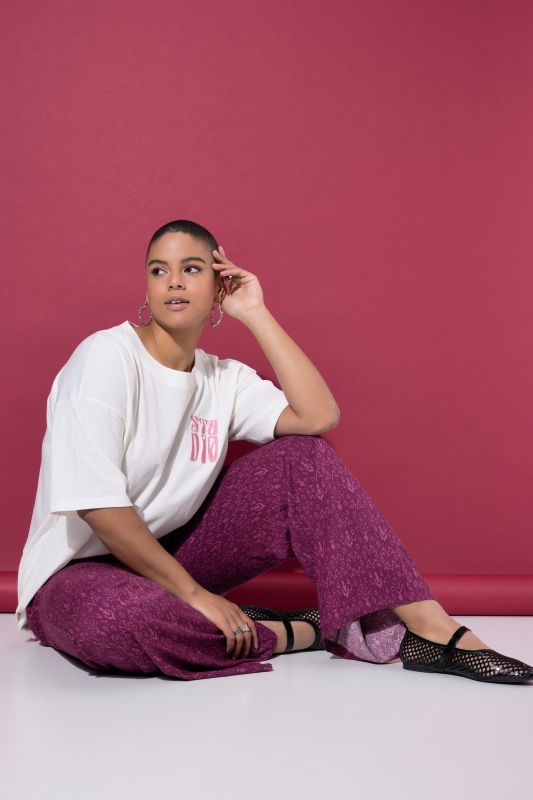 Панталон с пейзли принт