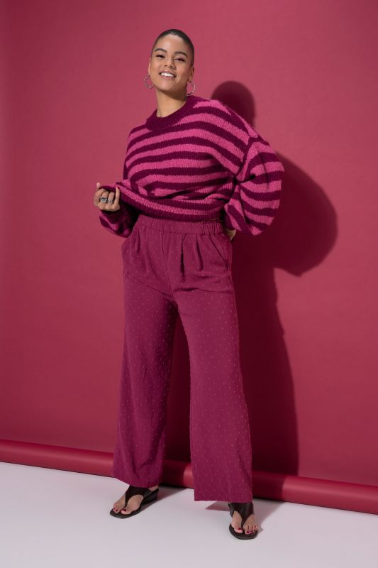 Панталон с широки крачоли и точки