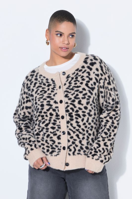 Leopard print cardigan