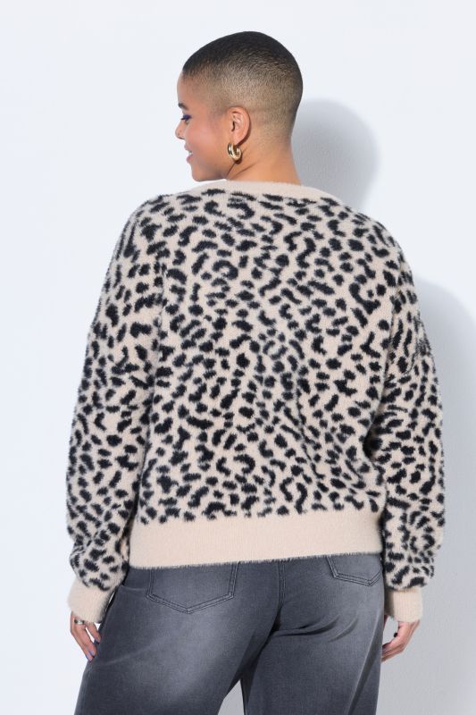 Leopard print cardigan