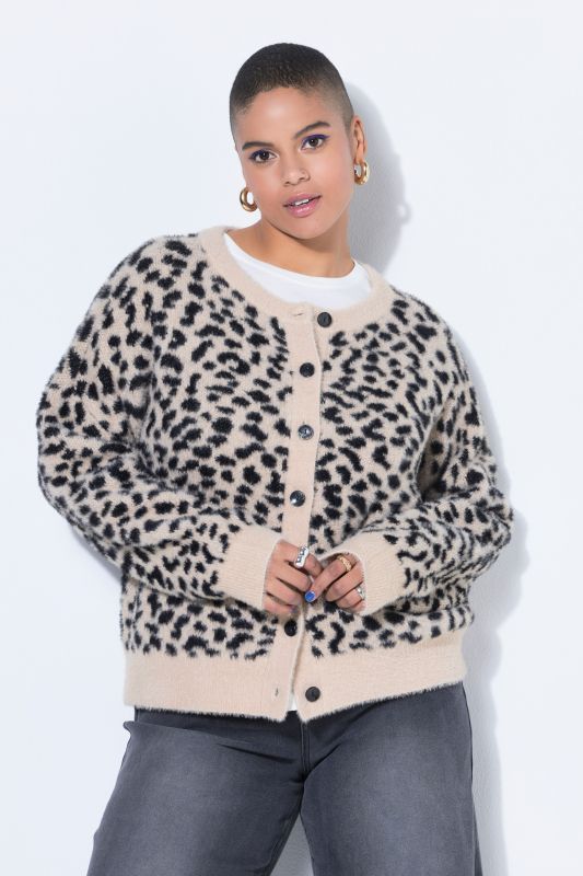 Leopard print cardigan