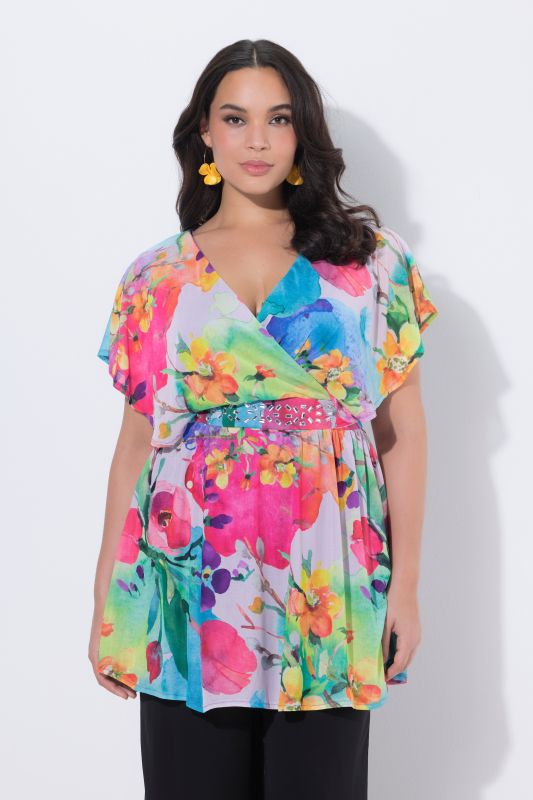 Colorful Floral Tunic