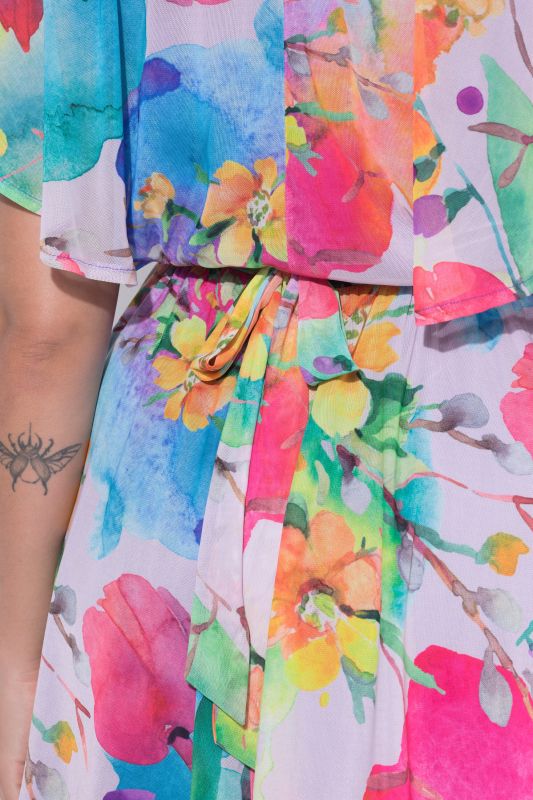 Colorful Floral Tunic