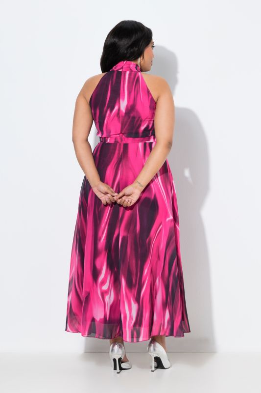 Рокля от розов шифон