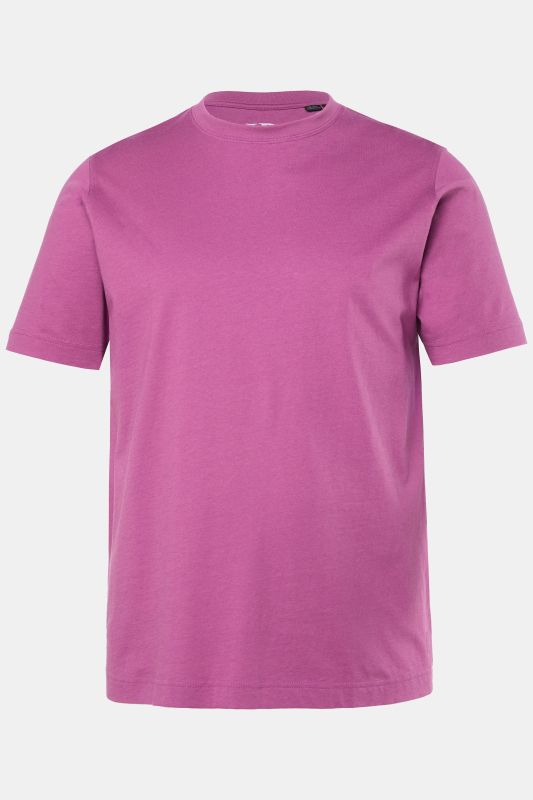 Тениска с обло деколте и къси ръкави, бейсик