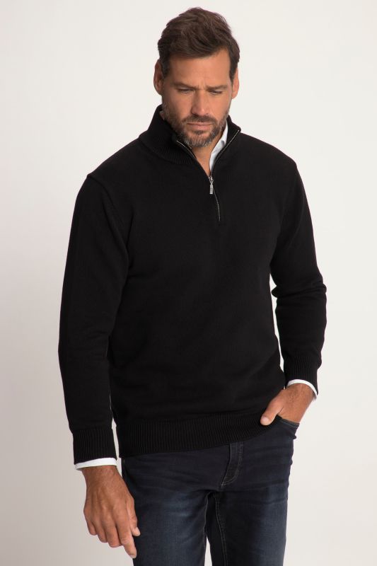 Пуловер с цип