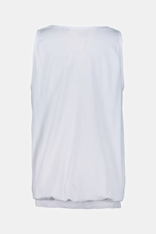 Banded Bottom Cotton Knit Tank