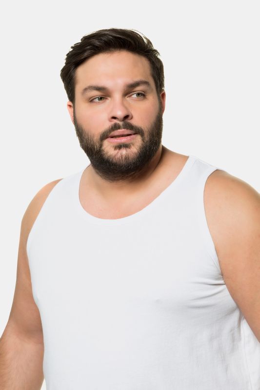 Banded Bottom Cotton Knit Tank