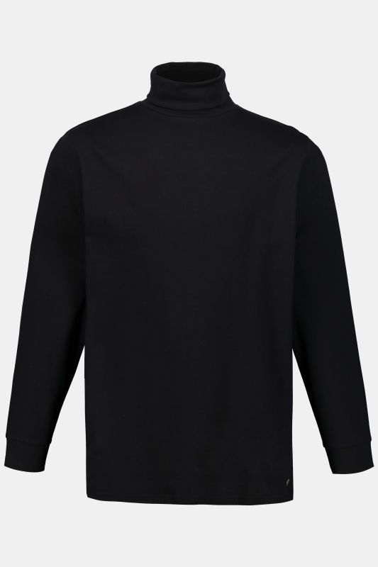 Turtleneck top, basic, jersey, long sleeve