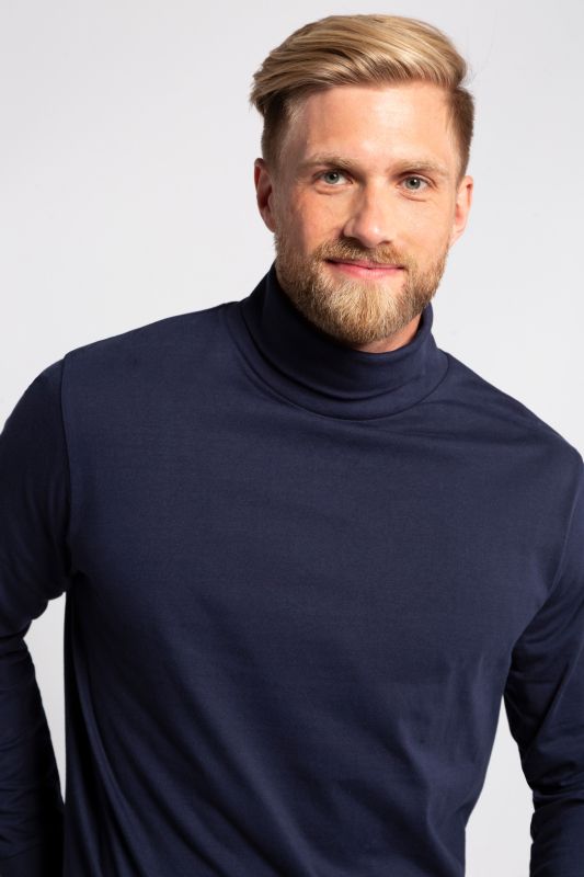 Turtleneck top, basic, jersey, long sleeve