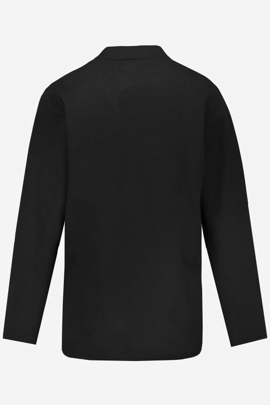 Knitted jacket, FLEXNAMIC®, Milano knitwear, lapel collar, up to 8 XL