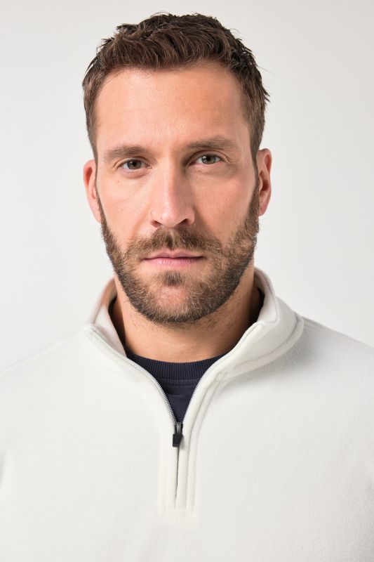 Half-zip, fleece, stand-up collar, zip, ultra-light