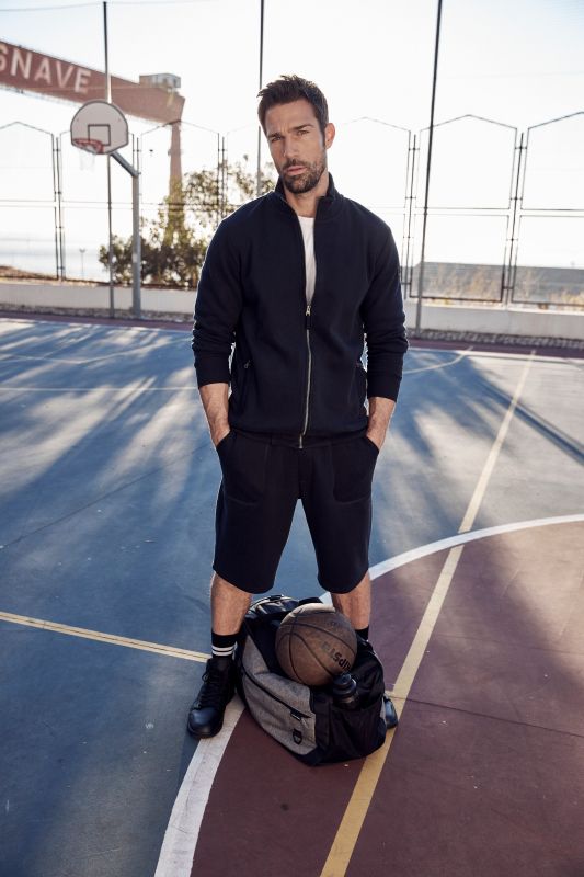 JAY-PI Cotton Knit Bermuda Shorts