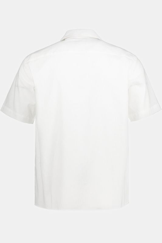 Short Sleeve Linen Blend Shirt