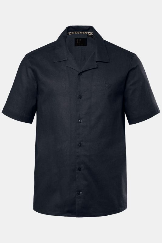 Short Sleeve Linen Blend Shirt